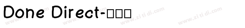 Done Direct字体转换